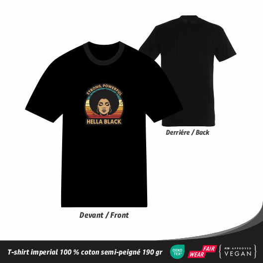 T-shirt streetwear Black