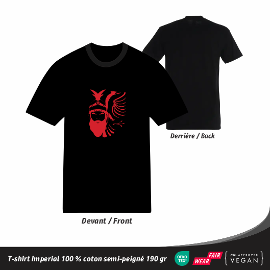 T-shirt albanais Skanderbeg