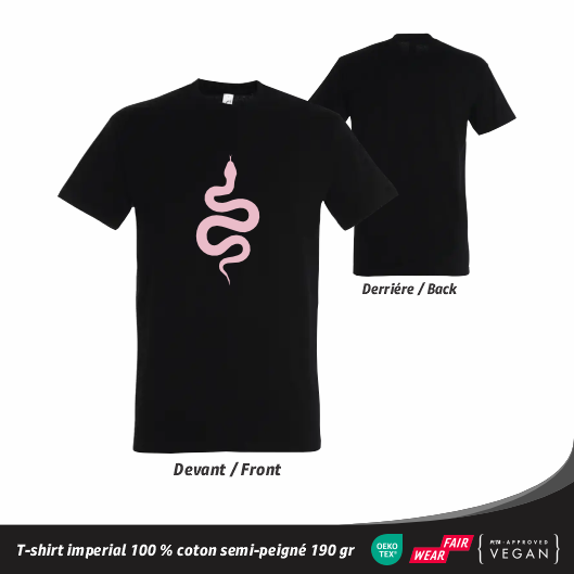 T-shirt Streetwear Serpent