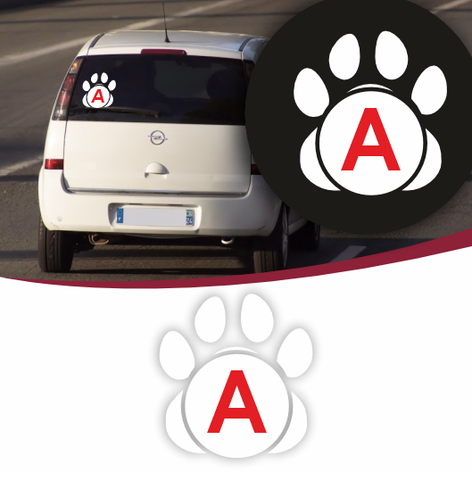 Stickers Disque A Patte