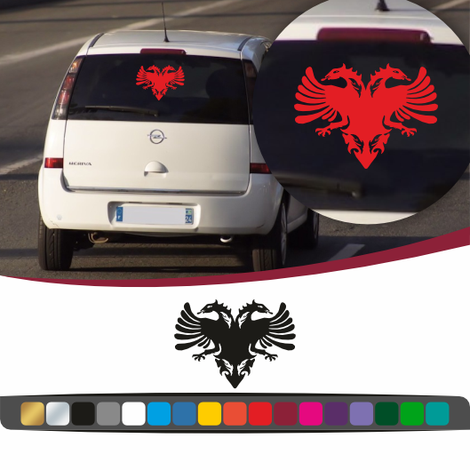 Stickers Albanais - Eagle Décoratif