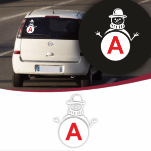 Stickers Disque A drôle