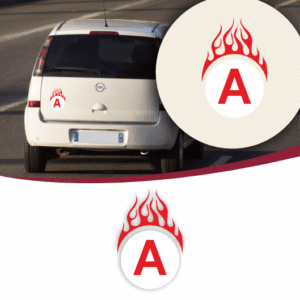 Stickers Disque A Feu