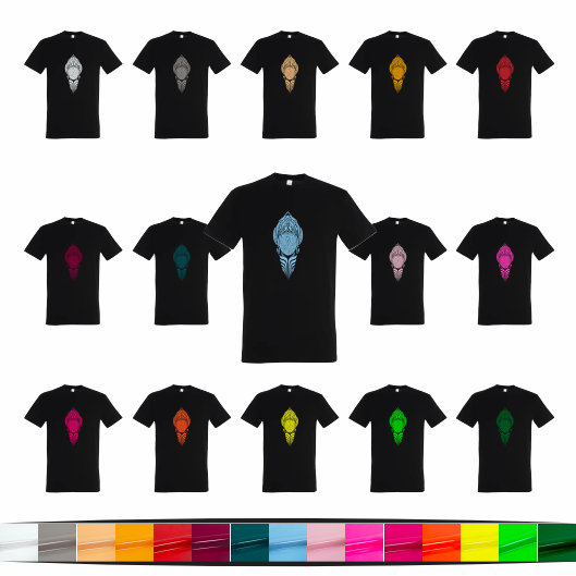 T-shirt Psychédélique - Visage Femme