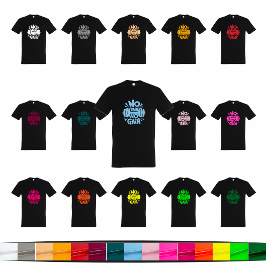 T-shirt Streetwear "No Pain No Gain"