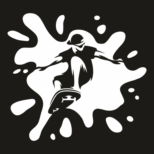 Stickers Skate - Skateur