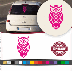 Stickers Hibou Géométrique