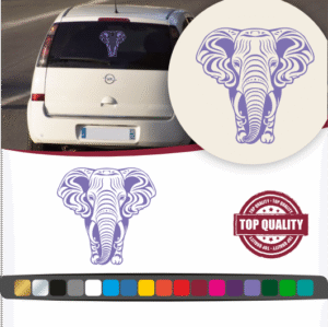 Stickers Éléphant Géométrique