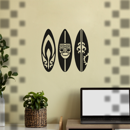 Stickers Surf Plaches