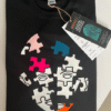 T-shirt – Visage Puzzle Coloré