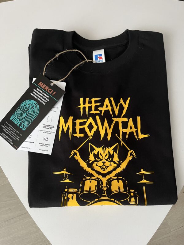 T-Shirt Chat Heavy Meowtal