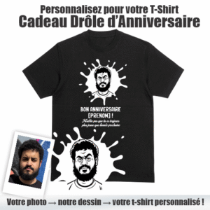 T-shirt Personnalisé Anniversaire