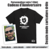 t-shirt anniversaire personnalisé