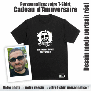 t-shirt anniversaire personnalisé