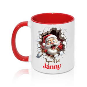Mug Personnalisé Noël 3D Père Noël