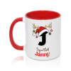1 Mug Personnalisé de Noël avec Prénom – Design Initiale
