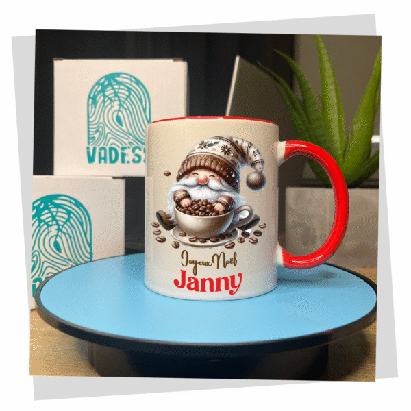6 Mug Personnalisé Noël Lutin