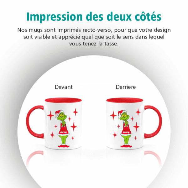 mug grinch personnalisé