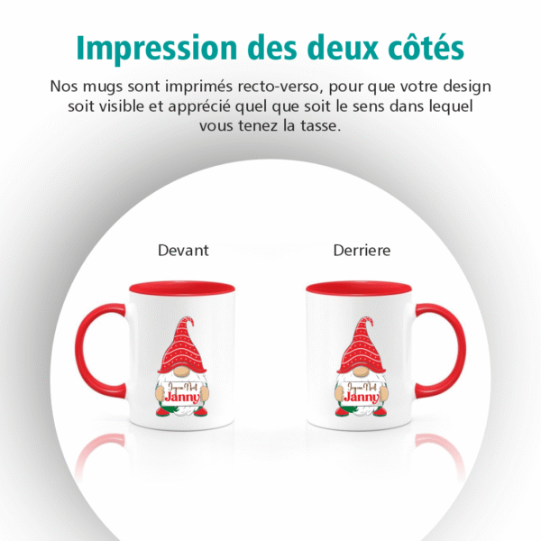 Mug Personnalisé Noël Lutin