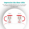 Mug Personnalisé Noël avec Prénom – Design Renne Festif