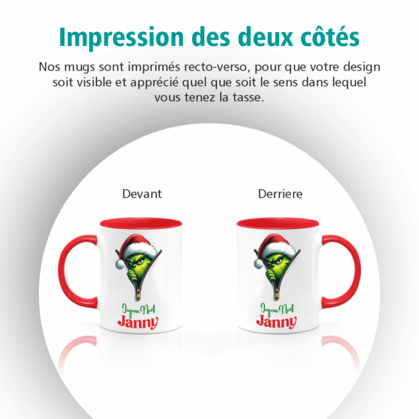 Mug Personnalisé 3D Grinch