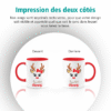 7 Mug de Noël Personnalisé – Design Renne avec Prénom