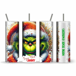 1 Gobelet Grinch avec Bonnet