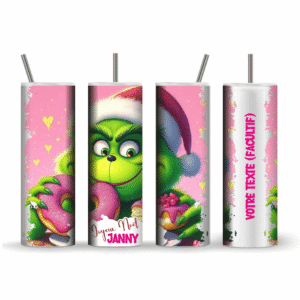 1 Gobelet Grinch Rose & Donuts