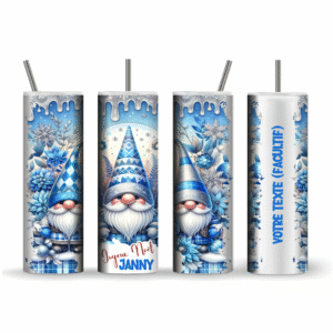 1 Gobelet Lutins Bleu & Argent