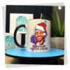 Mug personnalisé caricature avec bonnet de Père Noël